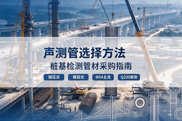 乡城声测管选型标准