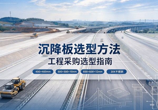 乡城沉降板选择方法